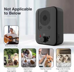 Anti ruído anti latido filhote de cachorro dispositivo de treinamento do animal de estimação repeller ao ar livre deordenamentos ultra-sônicos do cão de estimação - Image 3