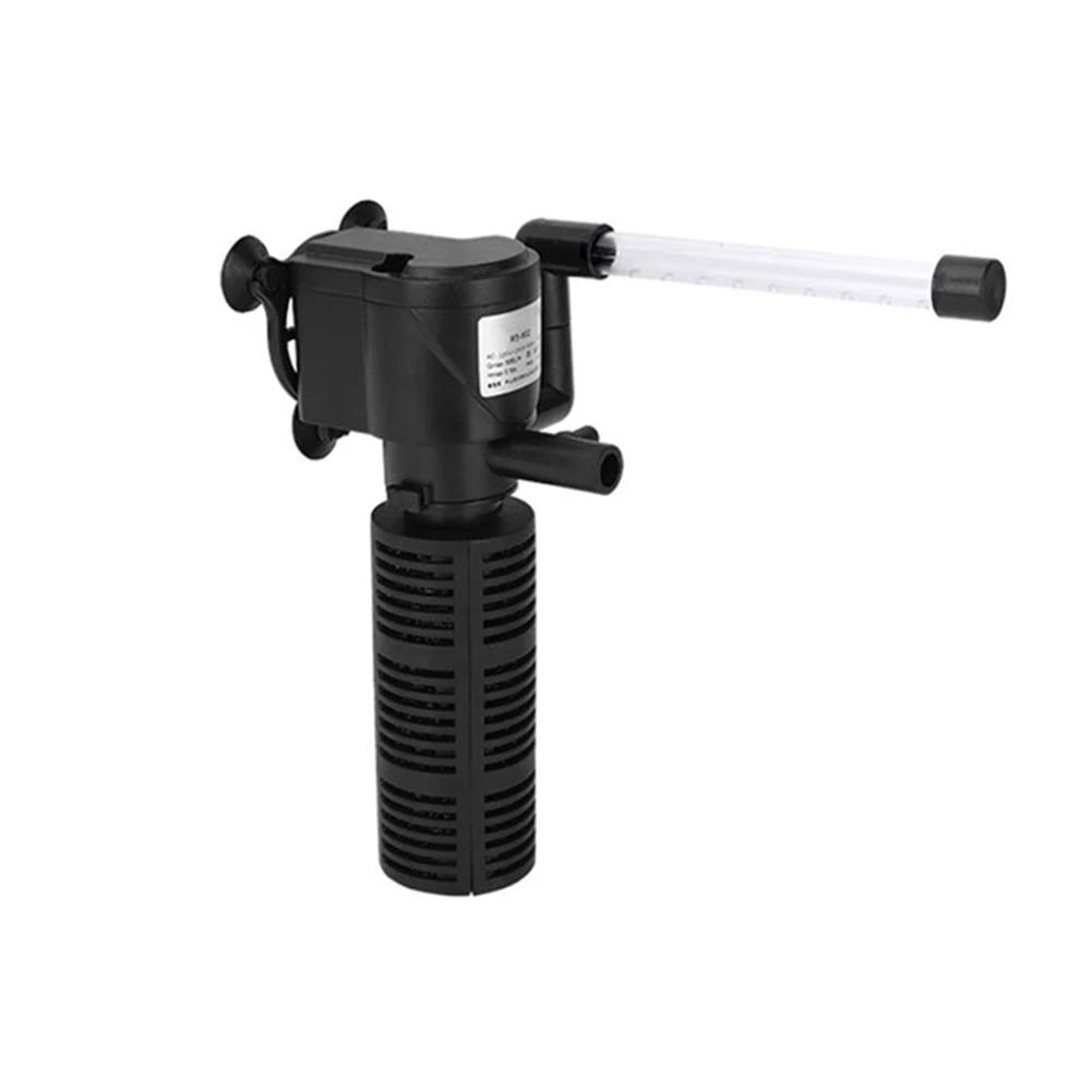Silencioso aquário purificador de água, 3 em 1, filtro interno, impermeável, bomba de ar, aquário, acessórios - Image 1