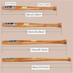 Solid Ash Wood Locust Baseball Bat, madeira de defesa da família, beisebol e Softball, equipamentos esportivos, 54 cm, 64 cm, 74 cm, 84cm, 1Pc - Image 4