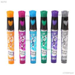 6 conjunto de cores lavável glitter tatuagem gel caneta tinta 1.0mm ponta arte graffiti desenho pintura marcação diy decoração da pele papelaria - Image 2