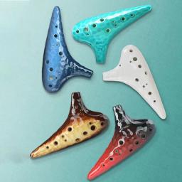 Orff-Ocarina de Cerâmica do Tempo, 12 Buracos, Instrumentos Musicais Profissionais e Acessórios, Ocarina Avançada, Zelda - Image 5