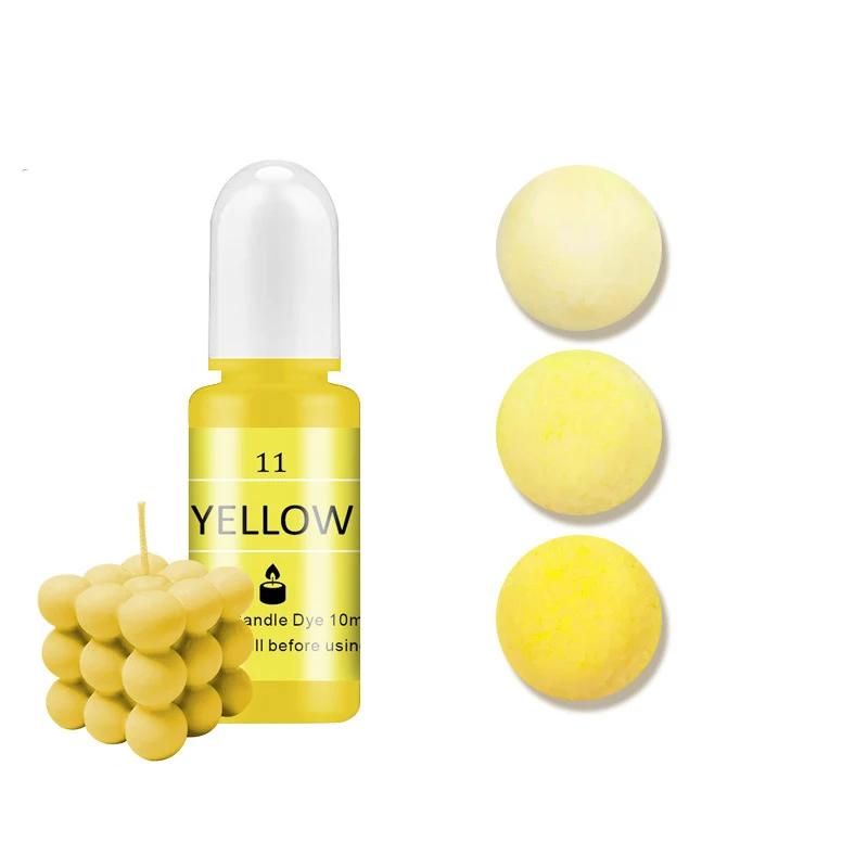 Tintura de vela de cera concentrada, pigmento aromaterapia, corantes DIY, coloração para velas, 16 cores, 10ml - Image 1