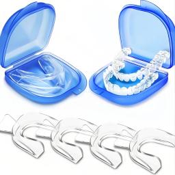 Protetor bucal moldável para moer o sono, Retentores superiores e inferiores, Estabilidade dos dentes, Boxe esportivo, Retentor protetor de dentes - Image 1