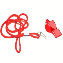 O apito profissional da emergência com correia, apito sem chumbo, para o salvamento, salvamento, auto-defesa, sobrevivência - Image 3