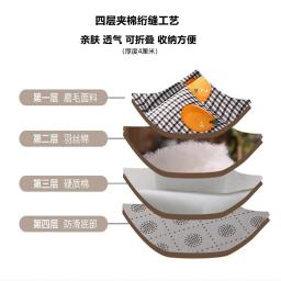Colchão Dobrável Tatami, Artefato de Assoalho, Cama de Solteiro, Cama Casal, Colchão em Casa, Piso - Image 4