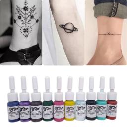 Profissional Multi Cores Tatuagem Conjunto De Tinta, Kits De Pigmento, Beleza Tintas De Maquiagem, Ferramentas Garrafas, Acessório de Arte Corporal, Atacado, 5ml - Image 1