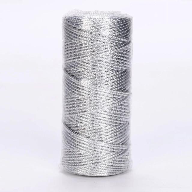 Fio Metálico 100/1.5mm para Costura e Artesanato - Ideal para DIY, Fitas de Presente, Joias e Decoração de Casamento