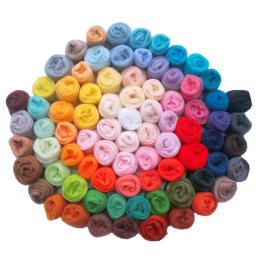 Fio de lã para feltragem por agulha, fibra de lã, Spinning artesanal, DIY Craft Materials, feltragem úmida, 3.53oz - Image 2
