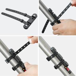Suporte para garrafa de bicicleta adaptador de montagem silicone mtb bicicleta chaleira base suporte amplamente utilizado no guiador/tubo selim/quadro - Image 6