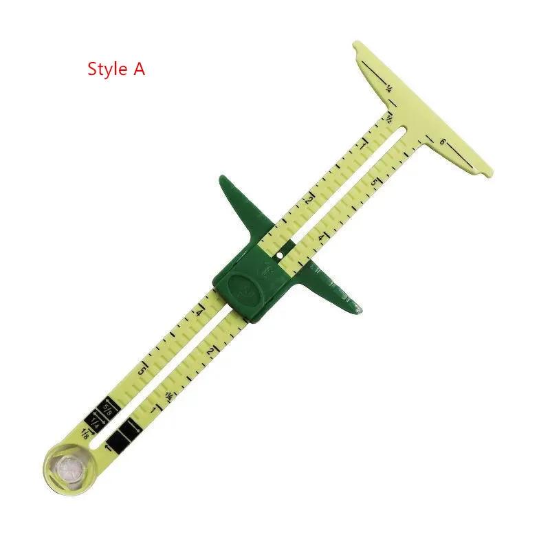 5-IN-1 Régua Patchwork Ferramentas De Costura Home Tailoring Kit Régua Tailor Corte Seam Allowance Medição Marcação Deslizante Guage - Image 1