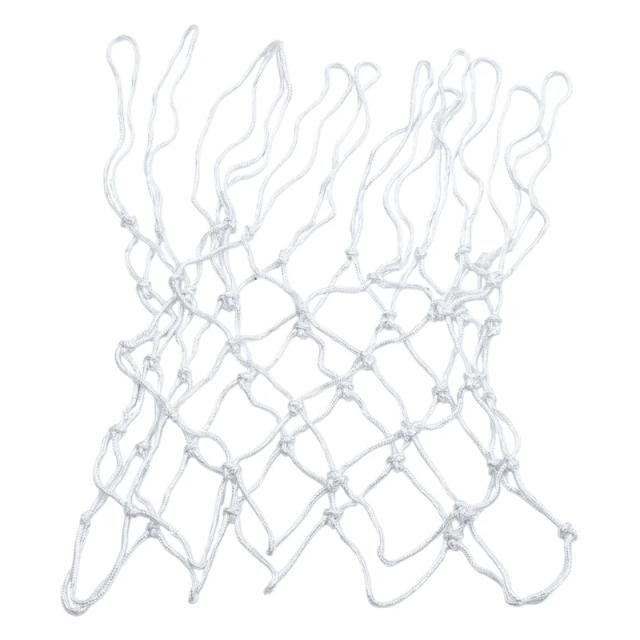 Rede de Basquete de Luxo 45cm Nylon Branco Durável Resistente