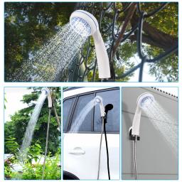 Recarregável portátil chuveiro cabeça para acampamento ao ar livre, banho com uma bomba para viagens, caminhadas, praia, Pet equipamento de limpeza - Image 6