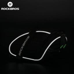 Rockbros saco de bicicleta 3d casca à prova chuva sela saco reflexivo bicicleta à prova choque ciclismo traseiro selim saco mtb acessórios da bicicleta - Image 5