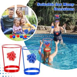 Conjunto de jogo de basquete para crianças e adultos, jogo de carnaval, bandana para atividades internas e externas, presente divertido - Image 3