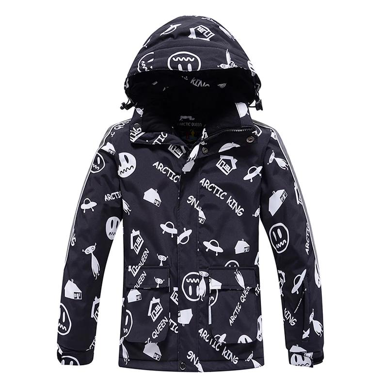 Fato de neve infantil, conjuntos de roupas snowboard, roupa exterior, casaco e calças de esqui, fantasias infantis, moda menino e menina - Image 1
