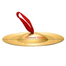 1 par de minipequenos pratos de mão de cobre para crianças, gongos, banda, instrumentos musicais rítmicos - Image 6
