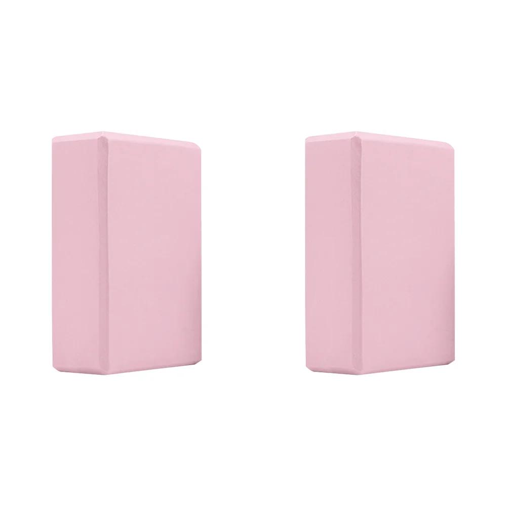 2 pçs eva bloco de yoga antiderrapante blocos de treinamento de ginásio à prova de umidade blocos de construção de yoga moldar o corpo blocos de yoga para meditação - Image 1