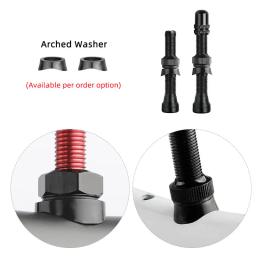 Deemount 2 peças de bicicleta sem câmara de ar schrader mamilo a/v válvulas núcleo de latão cnc usinado anodizado para mtb bicicleta de estrada jantes sem câmara de ar - Image 4