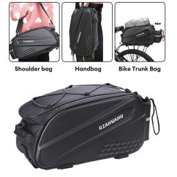 Multifuncional Bicicleta Rear Seat Bag, impermeável Ciclismo Bike Rack, Trunk Carga, Pannier Bag, Bolsa, Bolsa de Ombro, 14L - Image 4