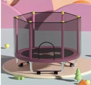Conjunto de trampolim de ginástica multitamanho para crianças, cama de salto com rede de segurança, presentes de aniversário - Image 1