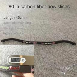 50-80lbs de fibra de carbono arco peças aço manganês caça arco e setas para adulto brinquedo ao ar livre arco peça - Image 1