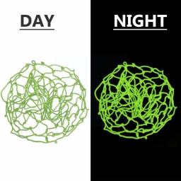 Fluorescente Basquete Net, Acessórios Esportivos Padrão, Aro Noturno, Verde, V2G4 - Image 1