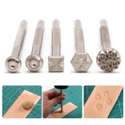 Selos De Cerâmica Para Gravação, Ferramentas De Couro, Aço Inoxidável, Perfurador De Flores, Carimbo Manual De Cerâmica DIY, Conjunto De Moldes De Impressão - Image 5