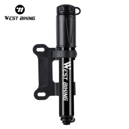 WEST BIKING Mini Bicicleta Bomba 120PSI Ciclismo Mão Bomba de Ar Do Pneu Inflator Válvula Schrader Presta Acessórios Da Bicicleta MTB Bomba - Image 1