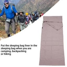 Forro De Saco De Dormir Camping Folhas De Viagem Para Adultos Dormir Folhas De Saco Para Mochila Albergues Do Hotel Viajando - Image 3
