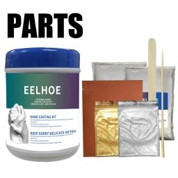 Conjunto De Moldes De Fundição De Lembrança De DIY Grande, Impressão De Pé De Mão, Kit De Fundição De Gesso, Crescimento De Lembrança, Molde De Casal - Image 5