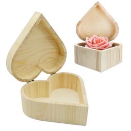 Caixa De Armazenamento De Jóias Em Forma De Coração, Anel E Pulseira Organização, Brincos De Embalagem, Caixa De Presente Artesanato, Cosméticos Make Up, 1-10Pcs - Image 2