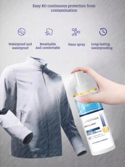 Nano Spray De Limpeza Impermeável, Revestimento Nano Repair, Roupa Hidrofóbica, Chuva, Mancha e Água - Image 3