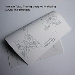 Mini pele pré-impressa de tatuagem, design preciso e limpo, almofada de borracha flexível para diferentes estilos, novo, 2024 - Image 5