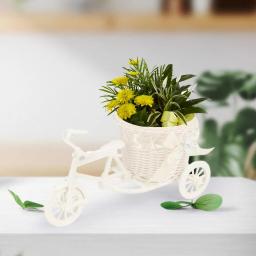 Cesta De Flor Artificial De Bicicleta, Vaso Decorativo Bicicleta Em Forma De Planta Rack, Suporte De Planta Para Festa De Aniversário, Jardim Interior, Casamento - Image 5