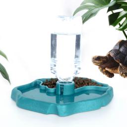 Alimentador de répteis para répteis e anfíbios, prato de comida tartaruga, tigela pequena para animais, suprimentos removíveis e fáceis de limpar, 1pc - Image 2