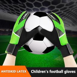 Luvas de treinamento de látex para crianças e adultos, goleiro de futebol, luvas antiderrapantes, proteção para os dedos, suporte - Image 5