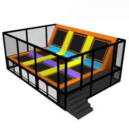 Trampolim interior para crianças e adolescentes, Shopping Mall, Gym jumping Bed - Image 1