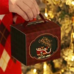 Caixa De Presente Criativa Para O Natal, Saco De Embalagem, Sacos De Presente, Caixa De Véspera De Natal - Image 4