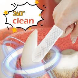 Escova de dentes descartável para animais de estimação, Toalhetes húmidos para cães e gatos, Produtos de limpeza oral - Image 3