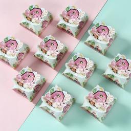 12pçs caixa de presente de papel com tema de fazenda, doces, bolo, biscoitos, saco de embalagem de animais de desenho animado, decoração de aniversário, casamento, suprimentos para festa de chá de bebê - Image 4
