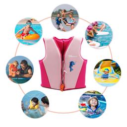 Terno de sobrevivência flutuabilidade infantil, neoprene inflável, colete salva-vidas para esportes aquáticos, portátil com apito de emergência, acessórios ao ar livre - Image 3