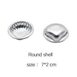 Rodada liga de alumínio banho bomba Moldes, ferramenta DIY, sal bola, artesanato caseiro, semicírculo esfera, metal banho ferramenta, 2pcs por conjunto - Image 3