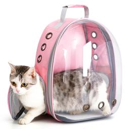 Transparente Pet Carrier Backpack, Cápsula Transparente, Bubble Pet Backpack, Pequeno animal filhote de cachorro Kitty e pássaro, respirável para viagens - Image 3