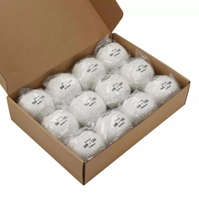 Conjunto de 12 Bolas de Softball de Alta Qualidade para Crianças - Ideal para Prática de Beisebol 2024