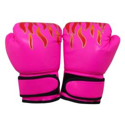 Luvas de Luta e Treinamento de Boxe para Crianças, Luvas de Chama Respirável, Sparring Karatê, Acessórios de Trabalho Eficazes, 2PCs - Image 2