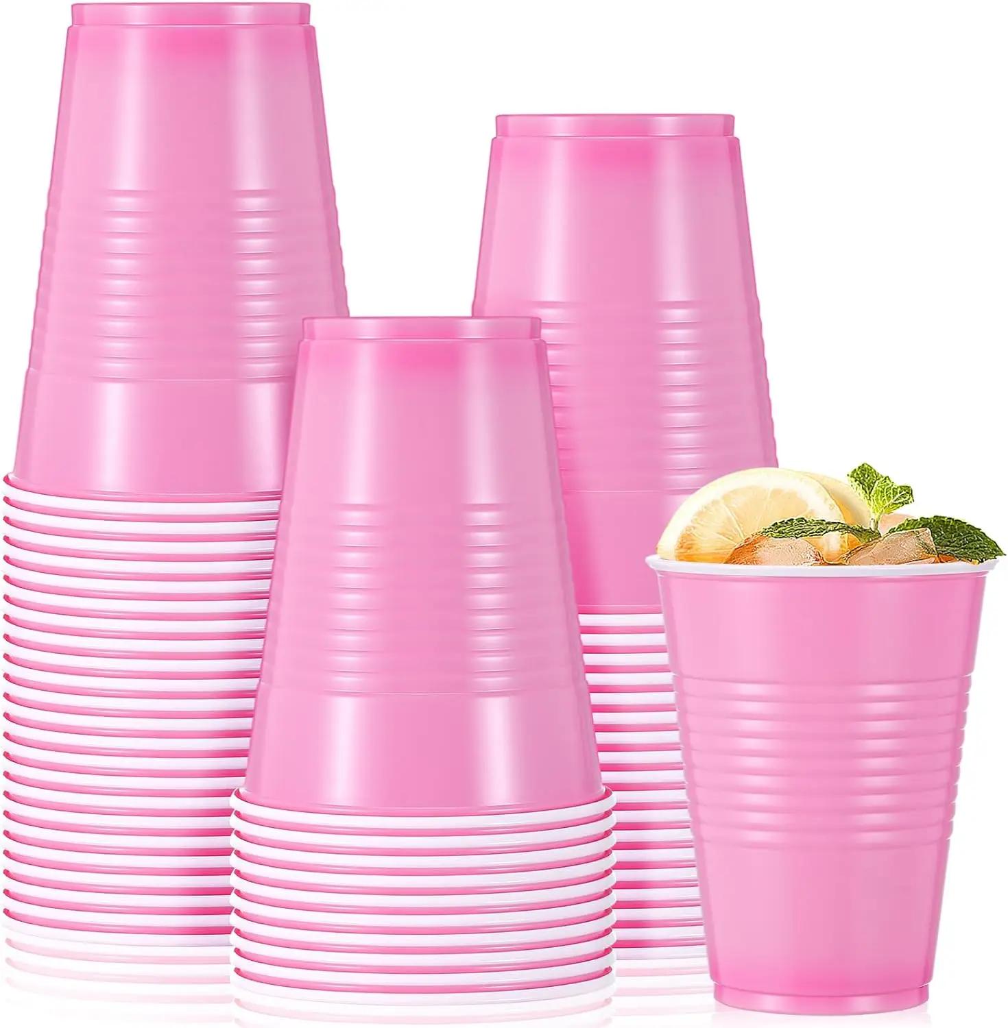 Copos de festa para jogo de cerveja pong, refrigerante, churrasco, cola ou água, copos descartáveis, bebidas, 50pcs, 16oz, pacote - Image 1