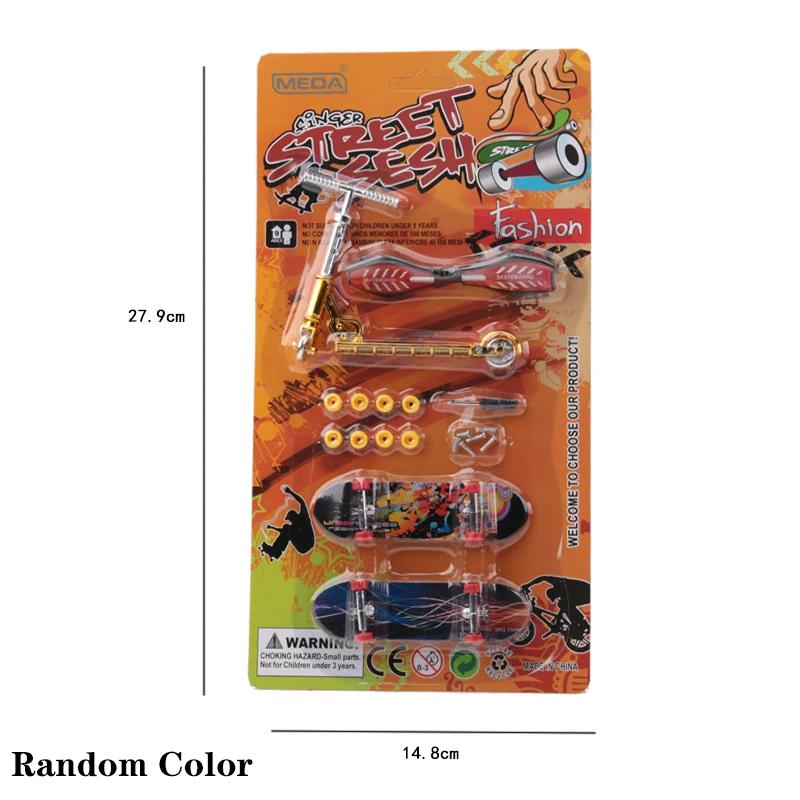 10 em 1 dedo skates diy skate parque rampa peças tecnologia deck cena local combinação conjunto para crianças brinquedos de casa interior - Image 1