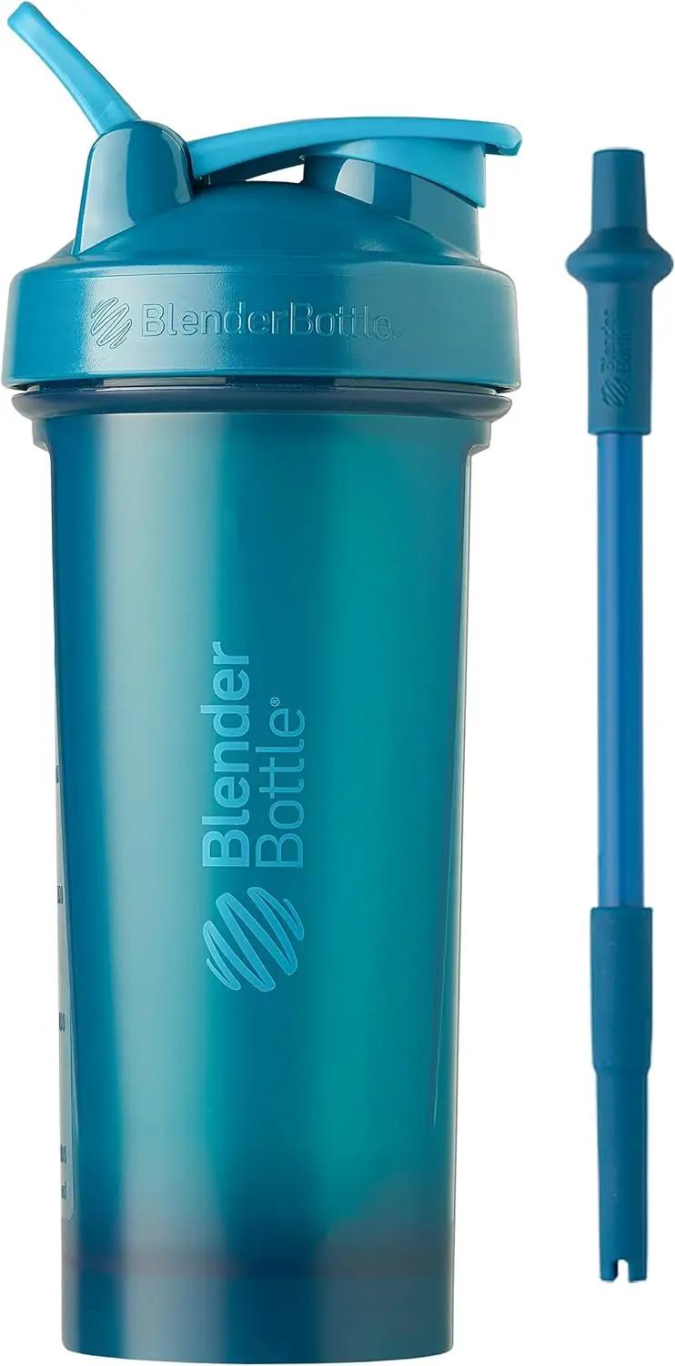 Garrafa Shaker Branco Clássico, Adequado para Batidos de Proteína e Pré-Treino, GarrafasSqueezes, 940 ml, V2 - Image 1