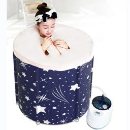 Banheira autônoma portátil para adultos, banheira de imersão dobrável, spa para chuveiro, banho quente, banho de gelo - Image 2