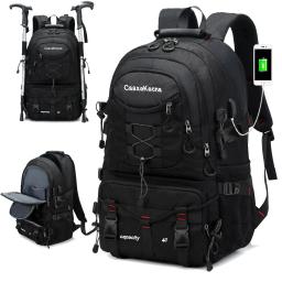 Mochila de viagem leve impermeável, saco de acampamento masculino e feminino, mochila de caminhada ao ar livre, 40L - Image 1
